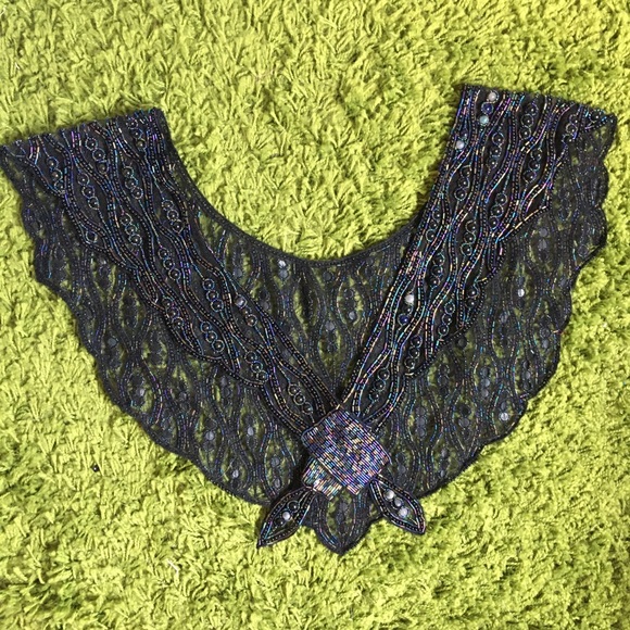 Beaded top tank studded gypsy boho goth top scarf wrap bolero shawl - Picture 3 of 5